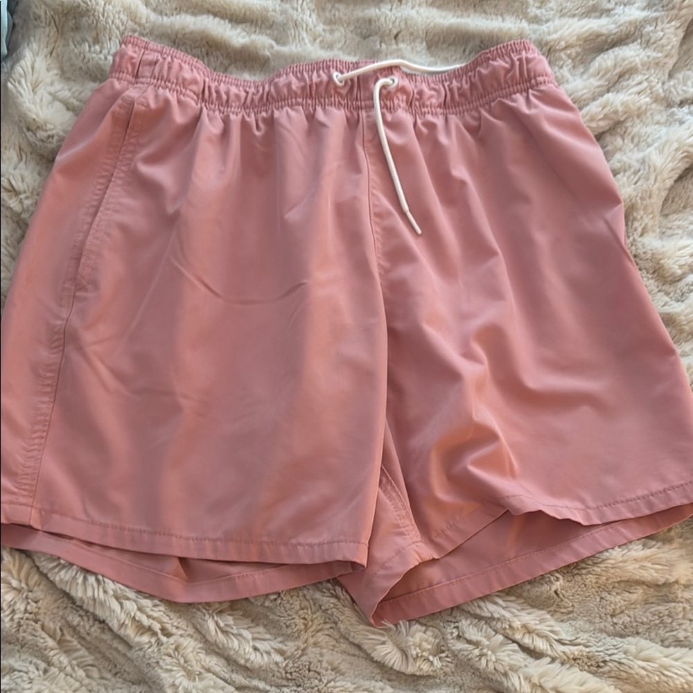 Men’s pink swim shorts